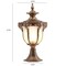 Vintage Pillar Light Garden Waterproof Outdoor Column Lamp Yard Post Lamp Bronze